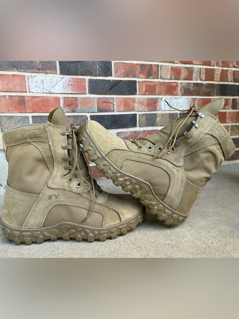 Mens Rocky S2V Extreme Cold Weather Combat Coyote Boots 600 Gram RKC100 Size 12
